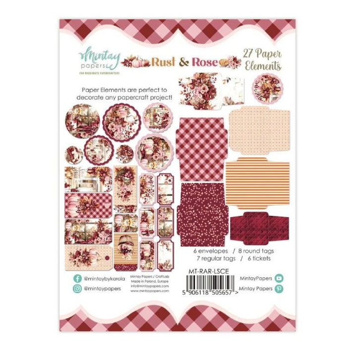 Mintay Rust & Rose Tags