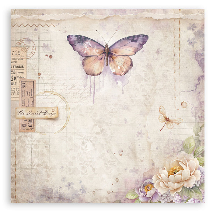 Stamperia Quiet Days 8" x 8" Single Faced Maxi Paper Pad