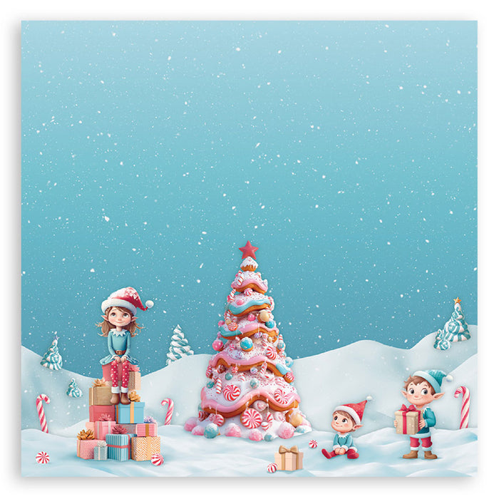 Stamperia Candy Christmas 12" x 12" Single Faced Maxi Paper Pad