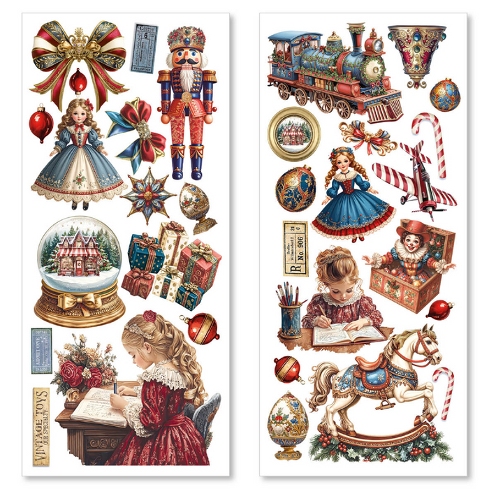 Ciao Bella Toy Shop Art Transparent Stickers 5pc