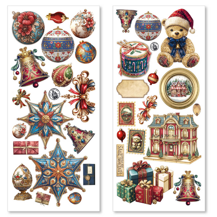 Ciao Bella Toy Shop Art Transparent Stickers 5pc