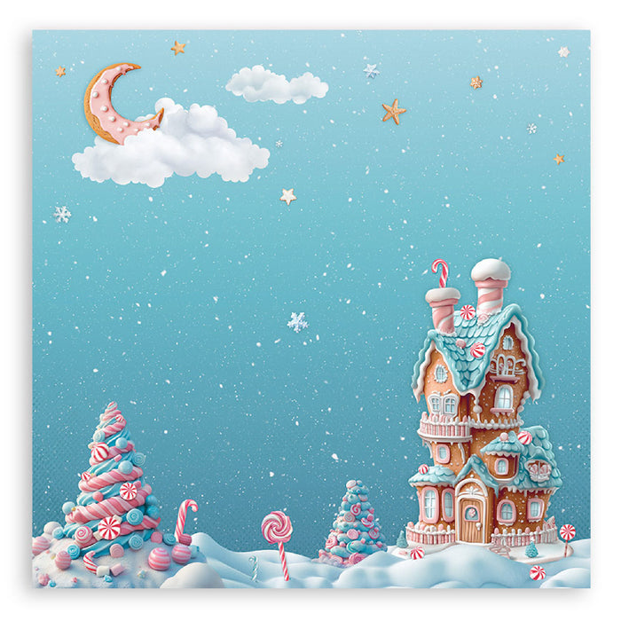 Stamperia Candy Christmas 12" x 12" Single Faced Maxi Paper Pad