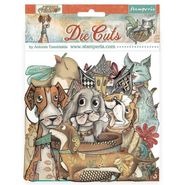 Stamperia Furry Friends Assorted Die Cuts