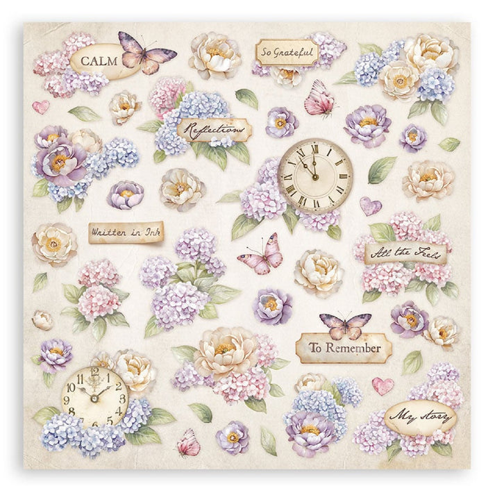 Stamperia Quiet Days 8" x 8" Single Faced Maxi Paper Pad