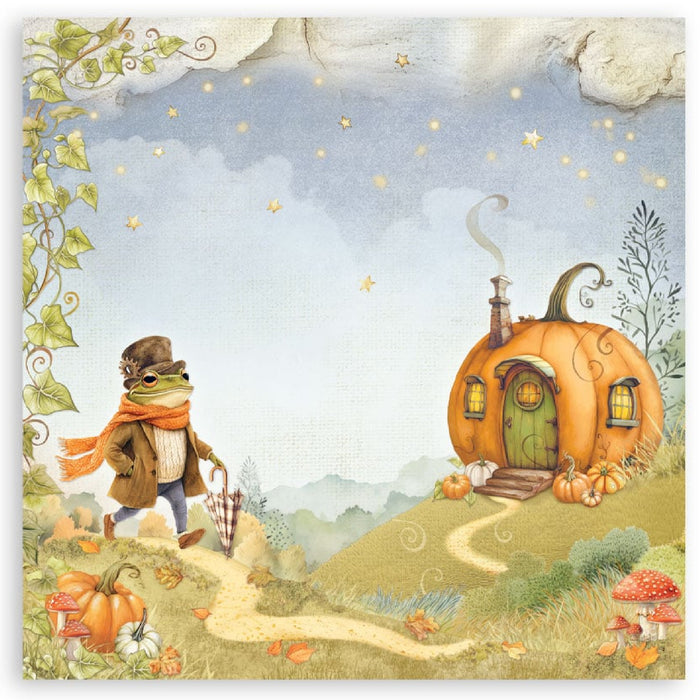 Stamperia Whispering Woods 8" x 8" Single Faced Maxi Paper Pad