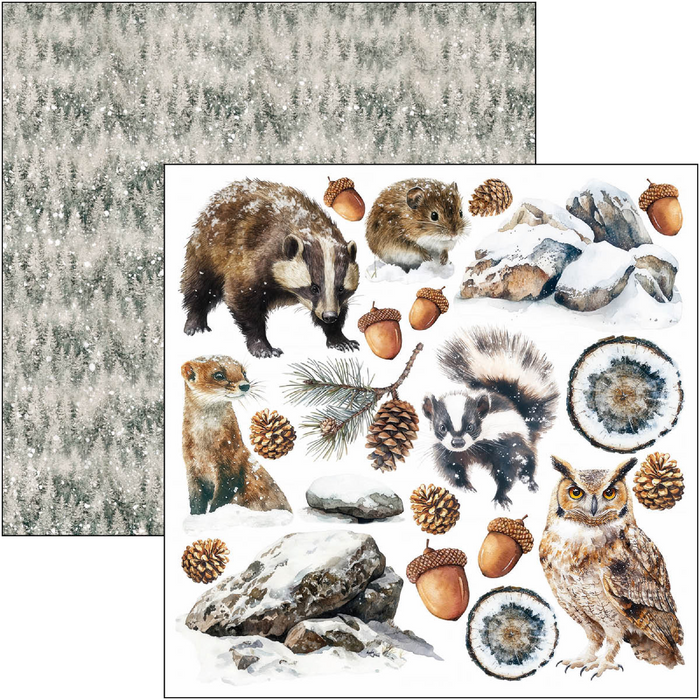 Ciao Bella Forest Tales 6" x 6" Fussy Cut Pad