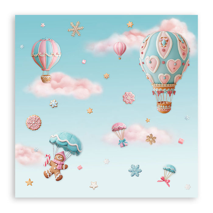 Stamperia Candy Christmas 12" x 12" Single Faced Maxi Paper Pad