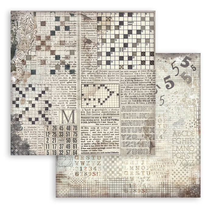 Stamperia Furry Friends 8" x 8" Background Selection Paper Pad