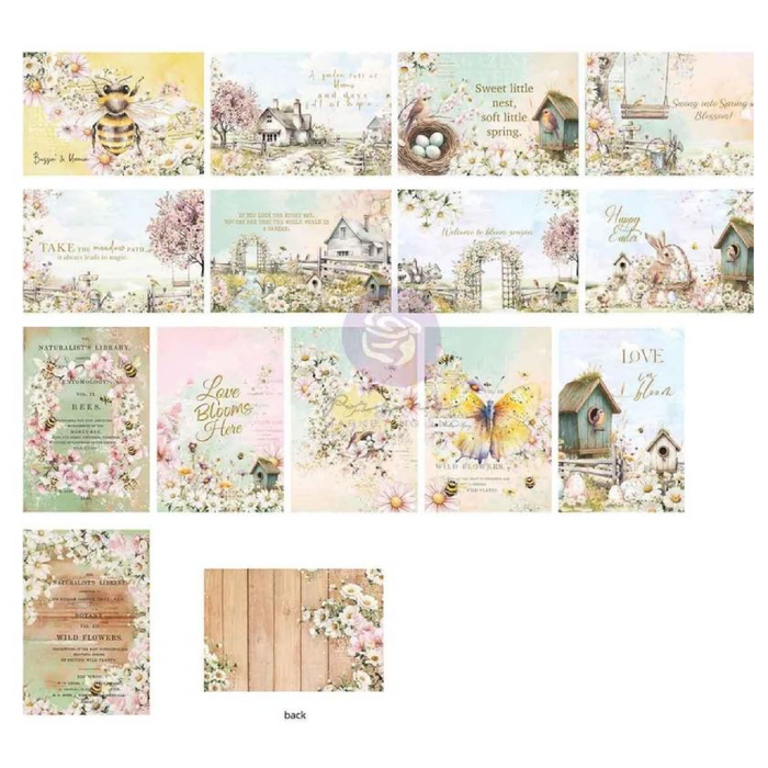 Prima Marketing Among The Wildflowers 4" x 6" Journaling Cards