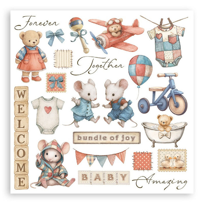 Stamperia Baby Rub On Transfers - Assorted Pack