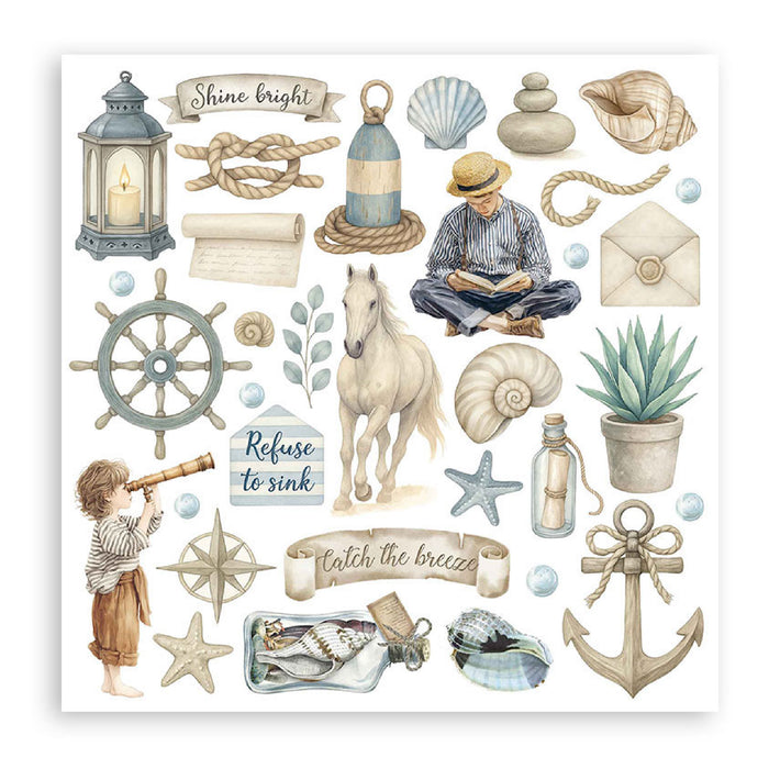 Stamperia Silent Sea  Rub On Transfers - Assorted Pack