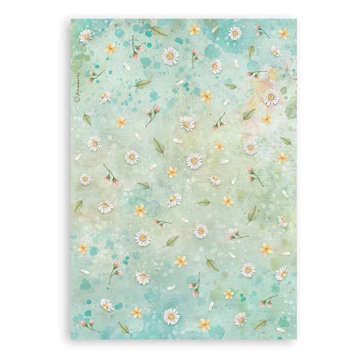 Stamperia Daisy Art A5 Washi Pad