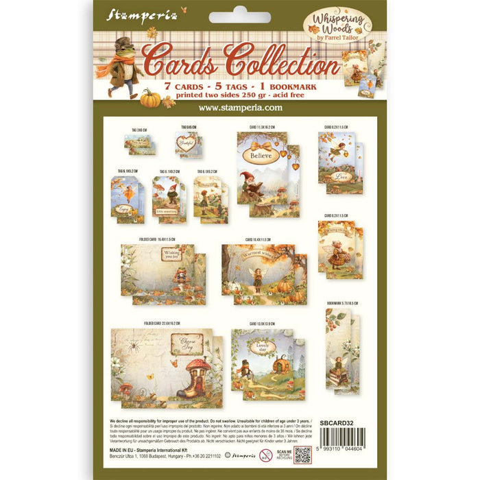 Stamperia Whispering Woods Cards & Tags Collection