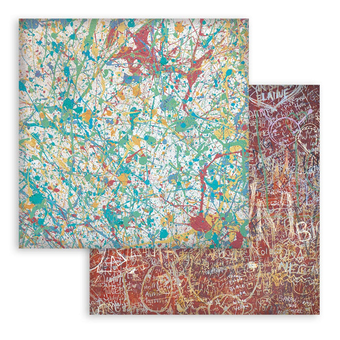 Stamperia Furry Friends 2 8" x 8" Backgrounds Paper Pad