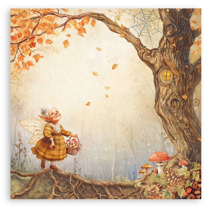 Stamperia Whispering Woods 12" x 12" Single Faced Maxi Paper Pad