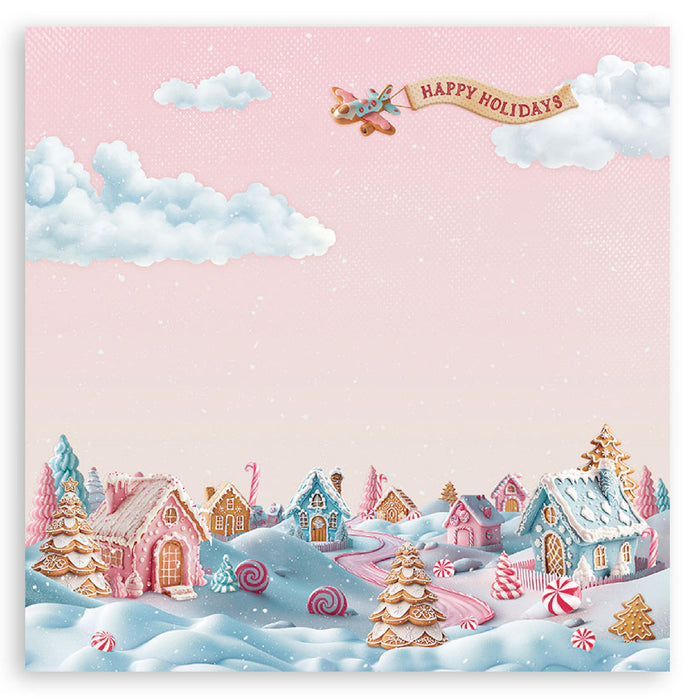 Stamperia Candy Christmas 12" x 12" Single Faced Maxi Paper Pad