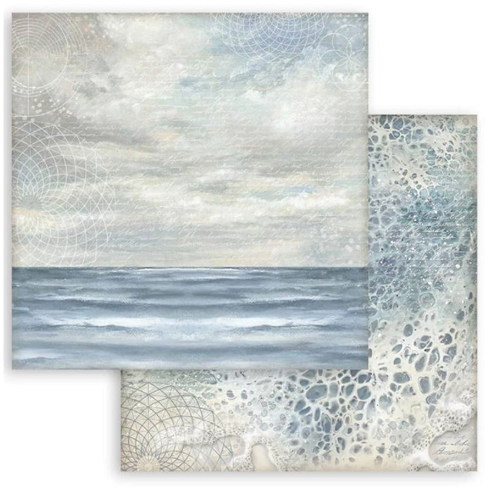 Stamperia Silent Sea 8" x 8" Backgrounds Selection Paper Pad