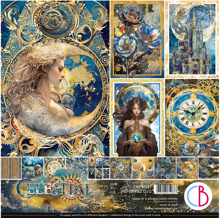 Ciao Bella Celestial 12" x 12" Scrapbooking Paper Set