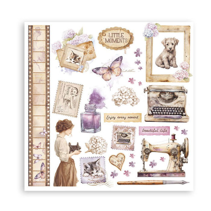 Stamperia Quiet Days Rub On Transfers - Assorted Pack