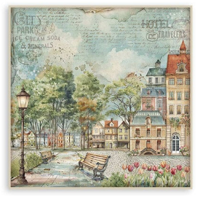 Stamperia Art Of Travelling 12" x 12" Single Faced Maxi Paper Pad