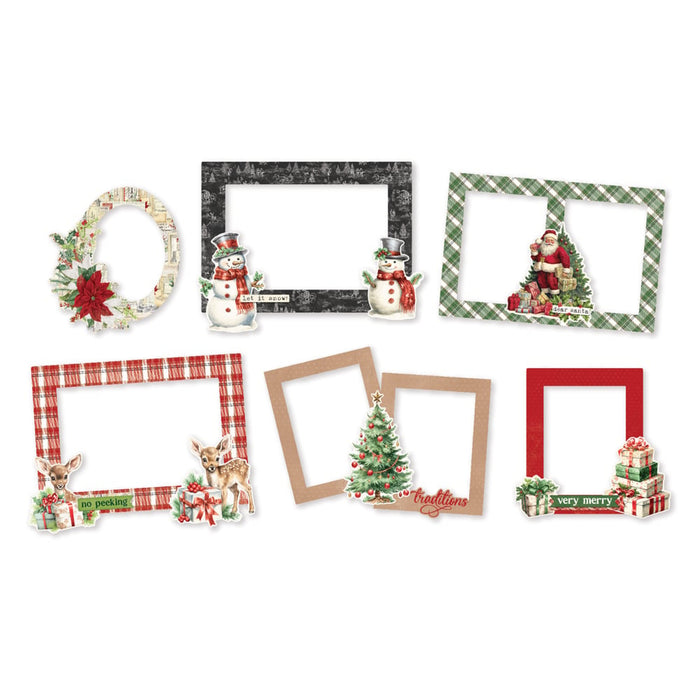 Simple Stories Vintage Believe Chipboard Frames