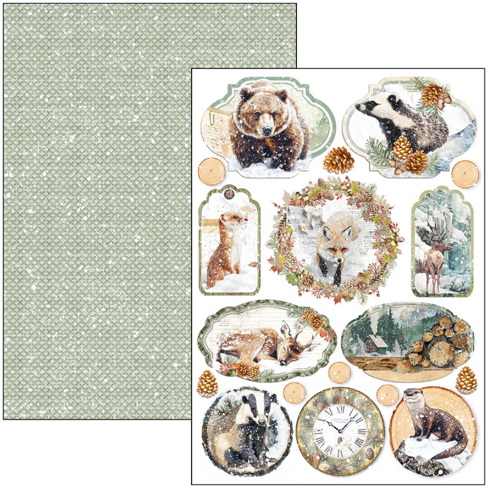 Ciao Bella Forest Tales A4 Scrapbooking Paper Set