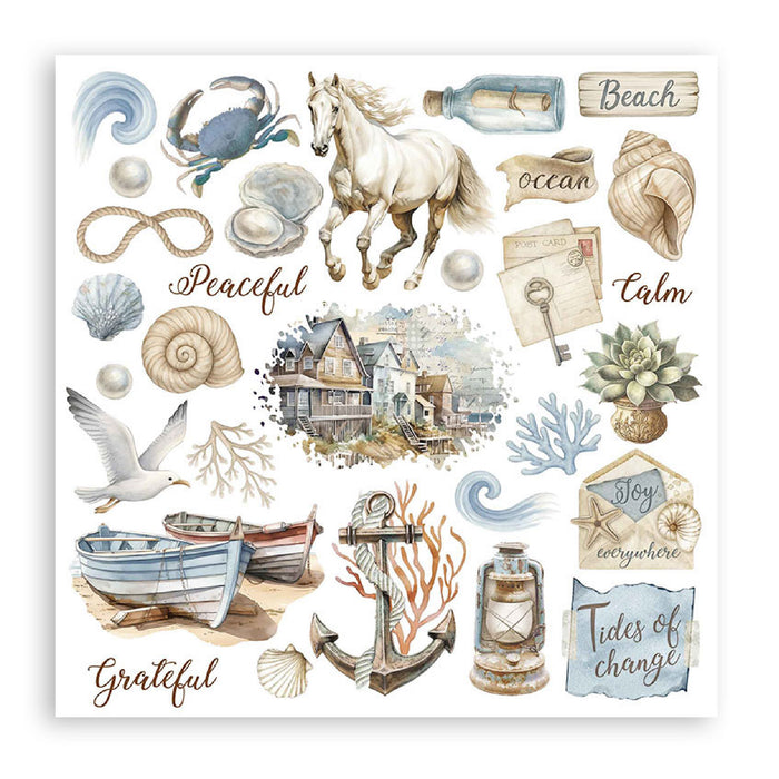 Stamperia Silent Sea  Rub On Transfers - Assorted Pack