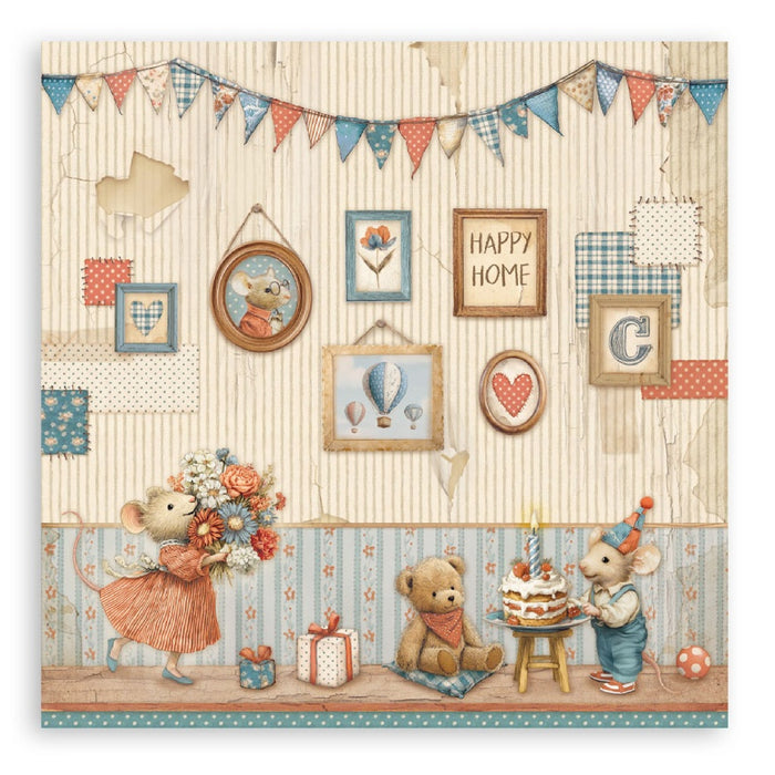 Stamperia Family 12" x 12" Single Faced Maxi Paper Pad