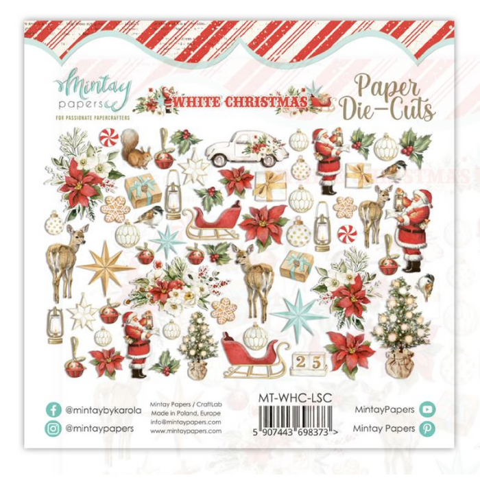 Mintay White Christmas Ephemera