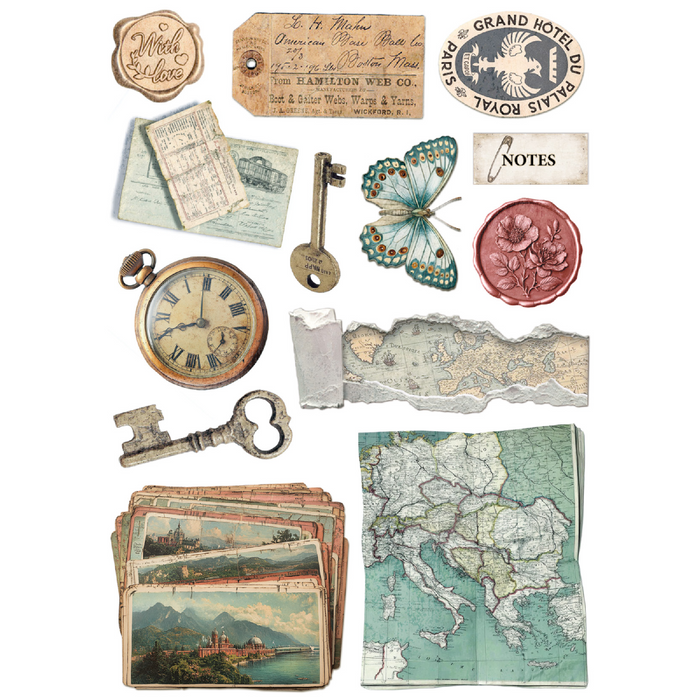 Ciao Bella Eastern Journey A5 Mixed Rice Paper 8pc