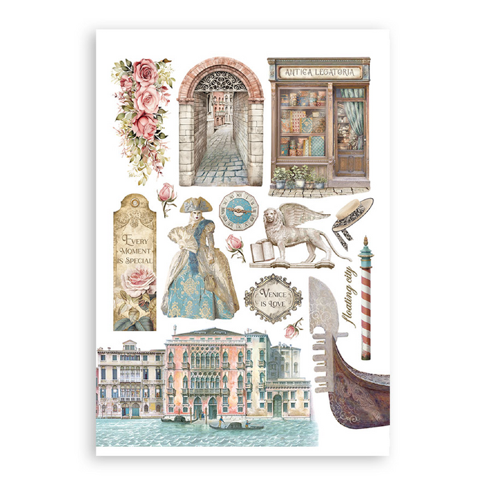 Stamperia Venice City Of Art Washi Pad
