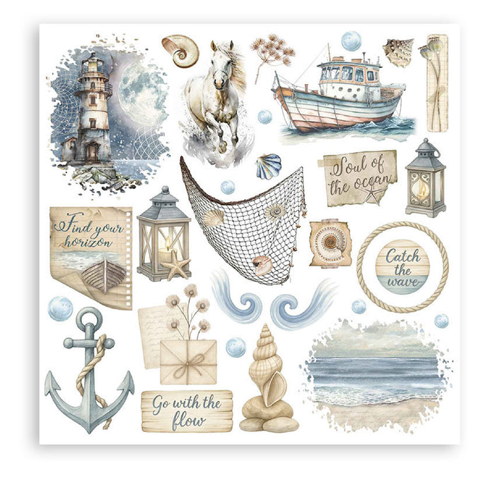 Stamperia Silent Sea  Rub On Transfers - Assorted Pack