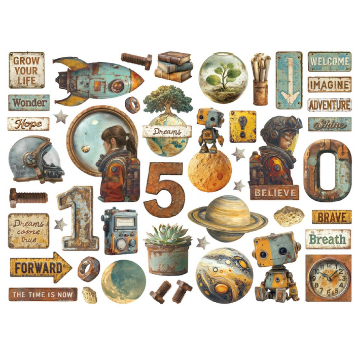 Stamperia A New Beginning Assorted Die Cuts