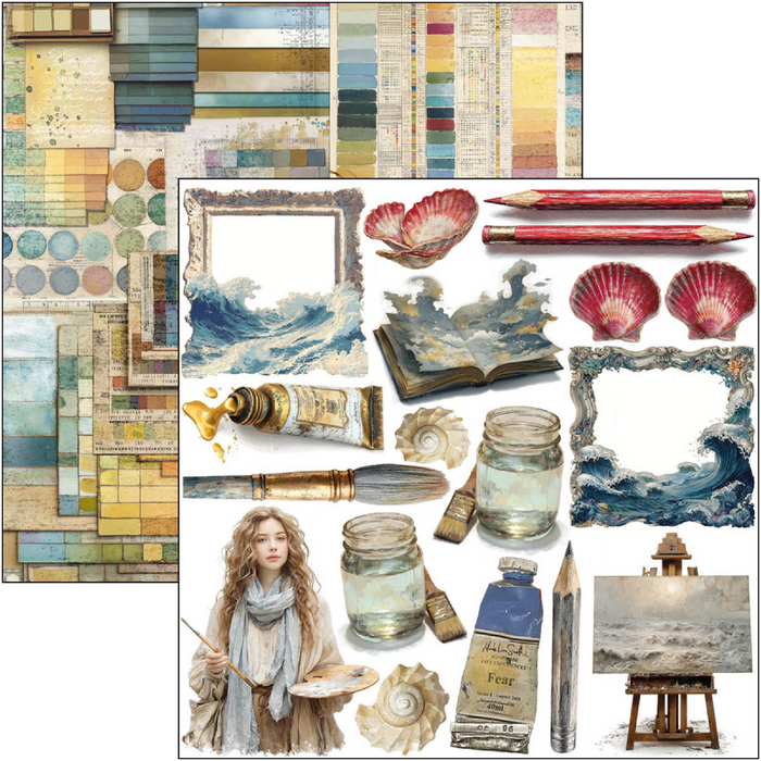 Ciao Bella An Artist Journey 6" x 6" Fussy Cut Pad