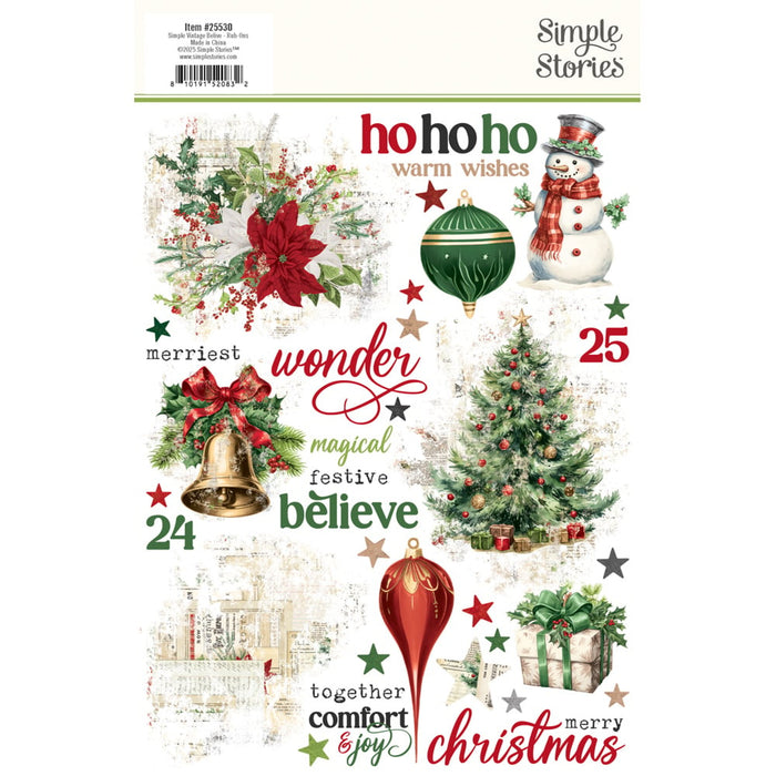 Simple Stories Vintage Believe Rub - On