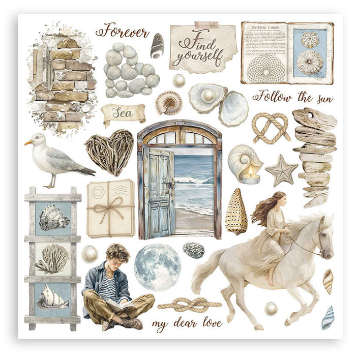 Stamperia Silent Sea  Rub On Transfers - Assorted Pack