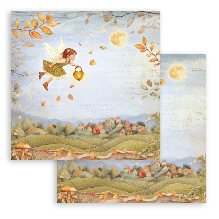 Stamperia Whispering Woods 8" x 8" Scrapbooking Paper Pad
