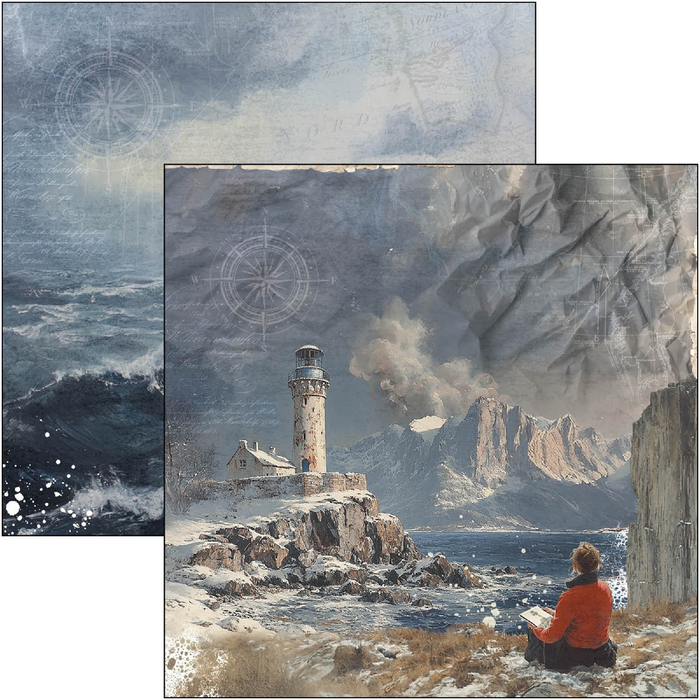 Ciao Bella An Artist Journey 8" x 8" Scrapbooking Paper Set