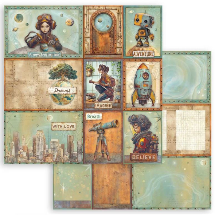 Stamperia A New Beginning 12" x 12" Scrapbooking Paper Pad