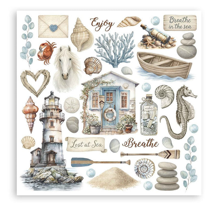 Stamperia Silent Sea  Rub On Transfers - Assorted Pack