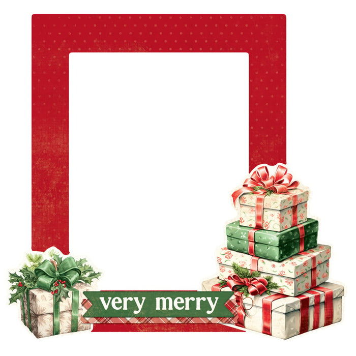 Simple Stories Vintage Believe Chipboard Frames