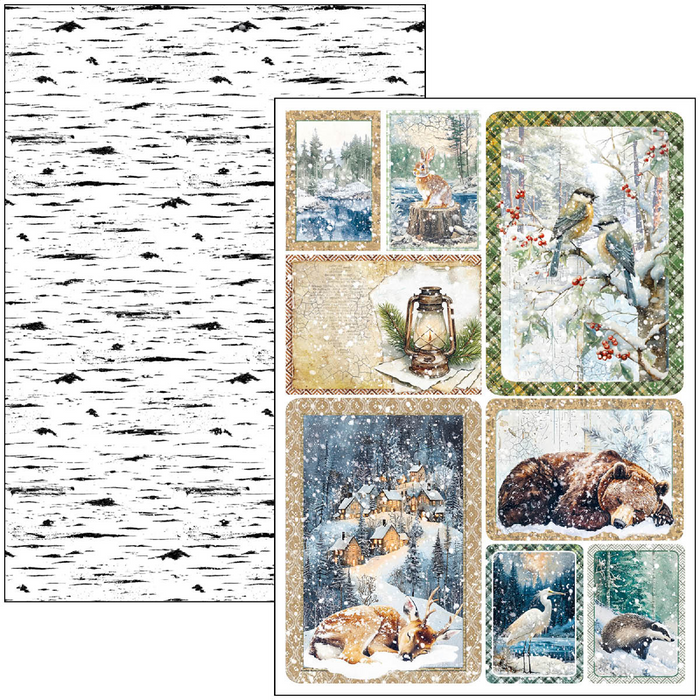 Ciao Bella Forest Tales A4 Scrapbooking Paper Set