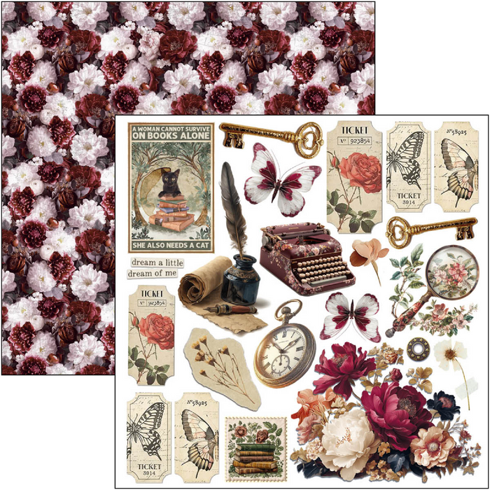 Ciao Bella Book Lovers 6" x 6" Fussy Cut Pad