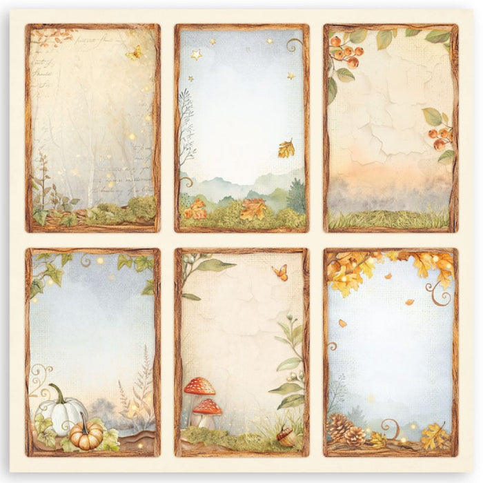 Stamperia Whispering Woods 8" x 8" Single Faced Maxi Paper Pad
