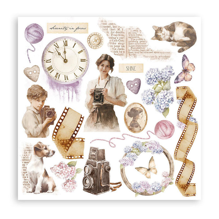 Stamperia Quiet Days Rub On Transfers - Assorted Pack