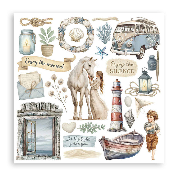 Stamperia Silent Sea  Rub On Transfers - Assorted Pack