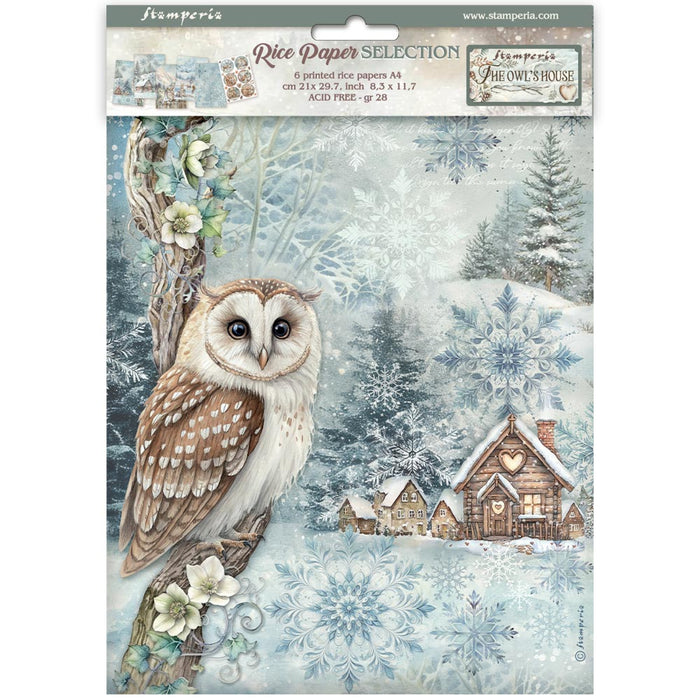 Stamperia The Owl's House A4 Rice Paper Pack