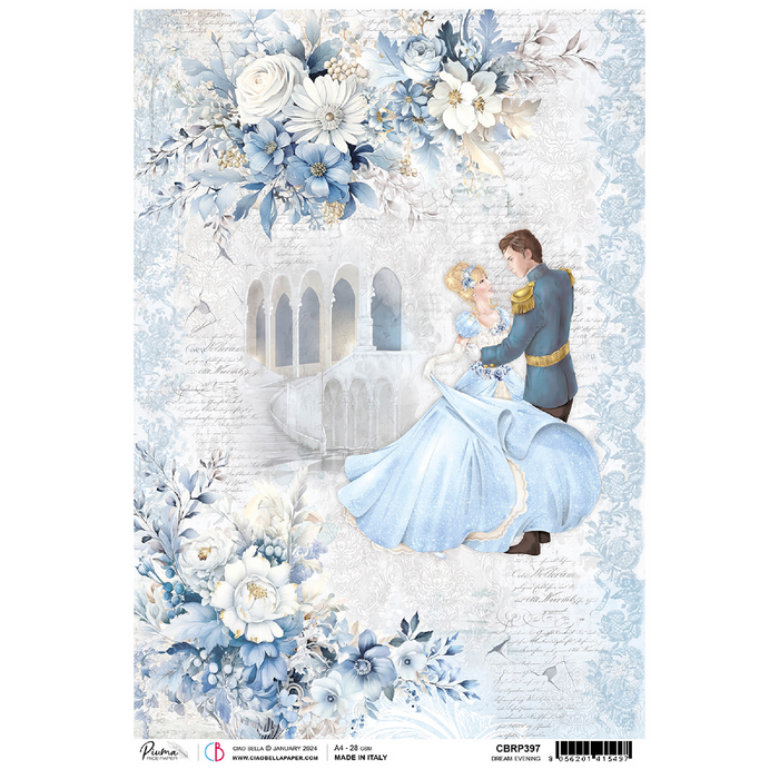 Ciao Bella Midnight Spell A4 Rice Paper (Dream Evening)