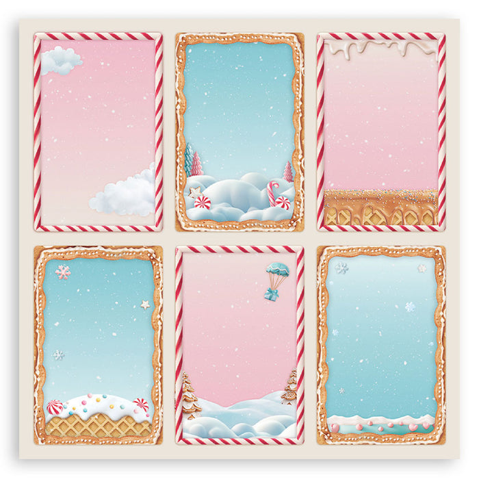 Stamperia Candy Christmas 12" x 12" Single Faced Maxi Paper Pad