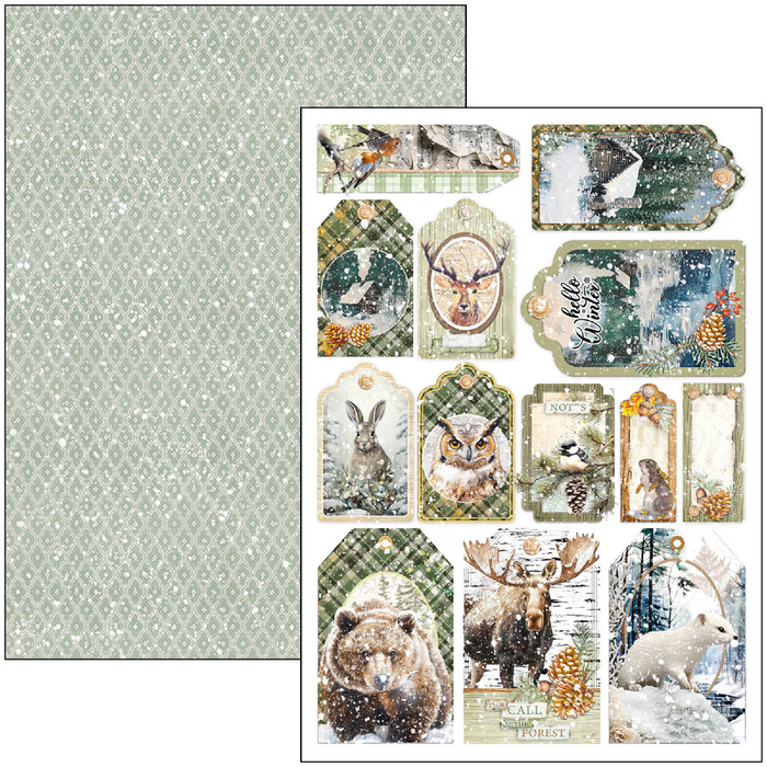 Ciao Bella Forest Tales A4 Scrapbooking Paper Set